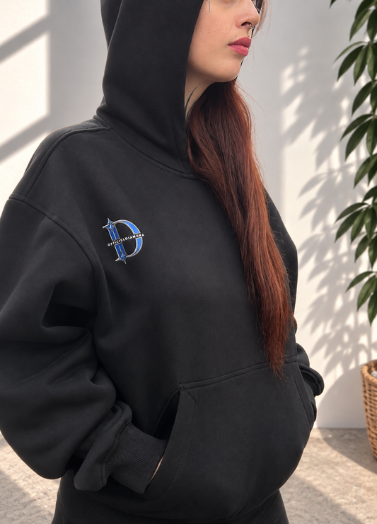 HOODIE DOGMOM ERA — BLACK