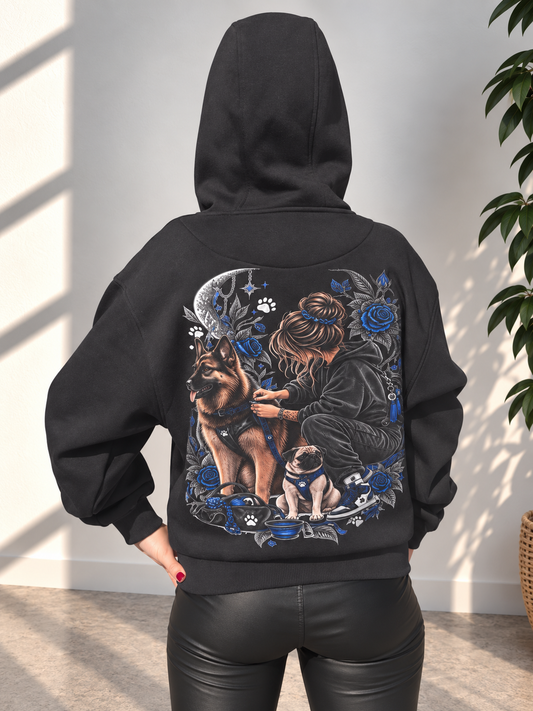 HOODIE DOGMOM ERA — BLACK