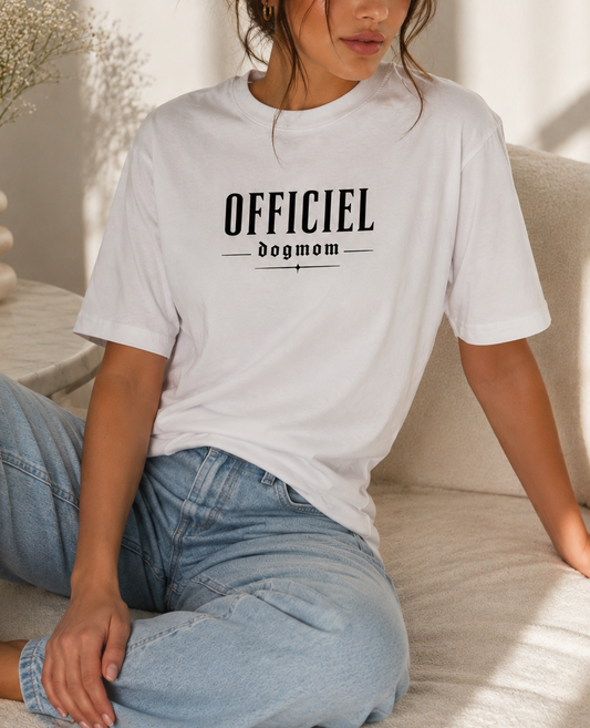 T-shirt Officiel dogmom