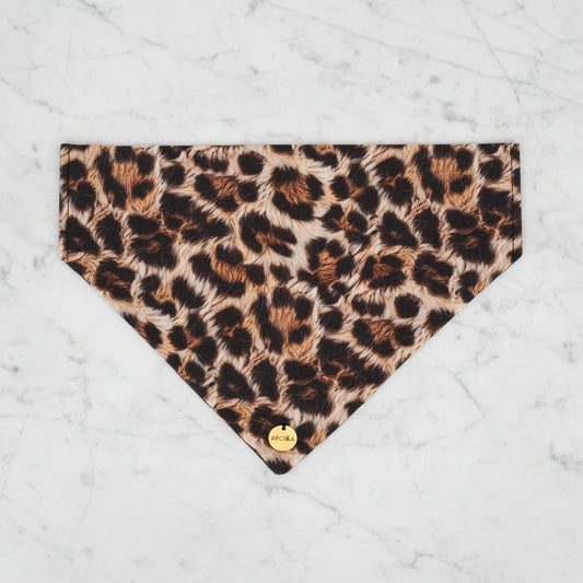 Bandana à enfiler chien - Léopard