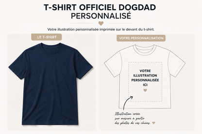 T-shirt Homme Officiel Dogdad - personnalisé