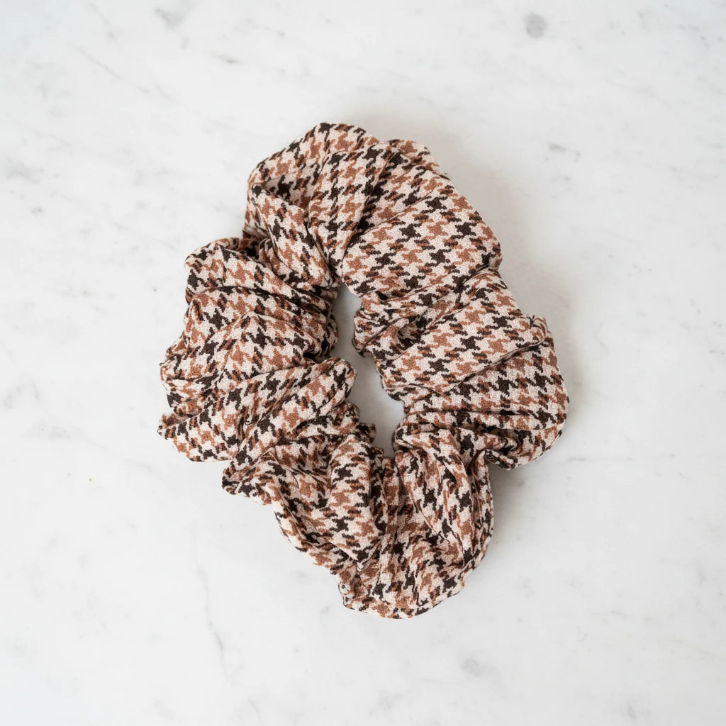 Scrunchie - Pied-de-poule