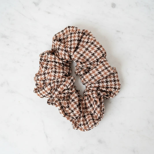 Scrunchie - Pied-de-poule