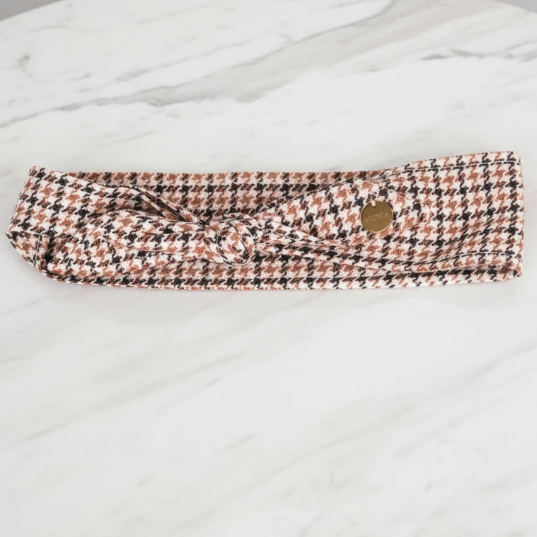 Foulard chien ajustable — Pied-de-poule