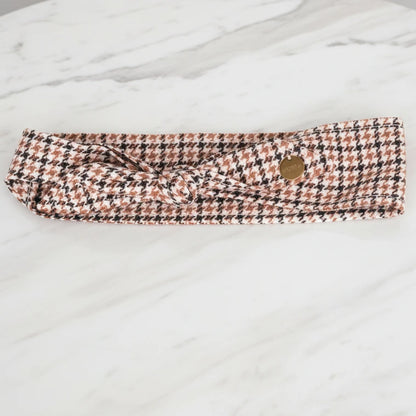 Foulard chien ajustable — Pied-de-poule